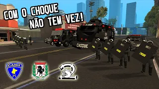 GTA SA - PMESP - Tropa de choque acionada para manifestação