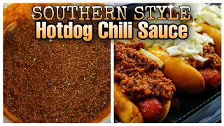 Southern Style Hot Dog Chili Sauce | Ray Mack's Kitchen and Grill