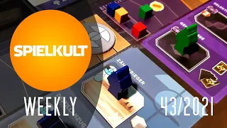 Weekly 43/2021 // Brettspiel-Reviews, Spieletreff, Preview