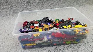 A box with a huge amount of small cars