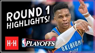 Russell Westbrook Full ROUND 1 Highlights vs Utah Jazz | All GAMES - 2018 Playoffs