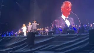 Time to say goodbye. Andrea Bocelli, Inverness, July 2022