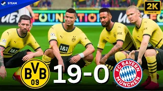 FC 24 - Borussia Dortmund 19-0 Bayern Munich | RONALDO, MESSI, NEYMAR, MBAPPE, HAALAND, ALL STARS