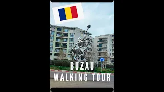 Buzau walking tour (city sound)