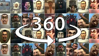 360 VR Skibidi Toilet 1-30 ALL Seasons All Episodes IN 4K