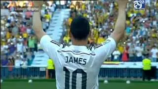 Presentación de James Rodríguez como nuevo jugador del Real Madrid
