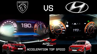 Acceleration Battle | Hyundai Tucson vs Peugeot 3008 | TOP SPEED