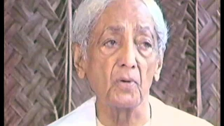 J. Krishnamurti - Madras (Chennai) 1983/84 - Public Q&A 1