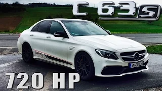 720 HP Mercedes C63 S AMG GAD Motors Review | The White Widow Maker (ENG/русский Subtitles)