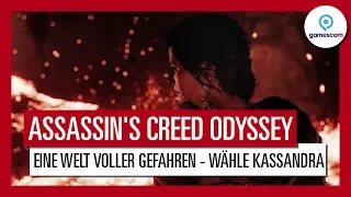 Assassin's Creed Odyssey: Gamescom 2018 Eine Welt voller Gefahren Gameplay Trailer - Kassandra [DE]