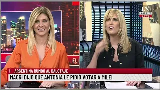 Massa vs. Milei: el pase entre Débora Plager y Viviana Canosa