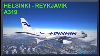 Helsinki (EFHK) to Reykjavik (BIKF) | Airbus A319 | X-Plane 11