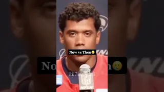 Russell Wilson press conference now vs his prime🥲#shorts