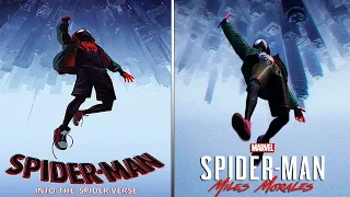 Spider-Man Miles Morales: Into the Spider-Verse Posters & Stills Recreations