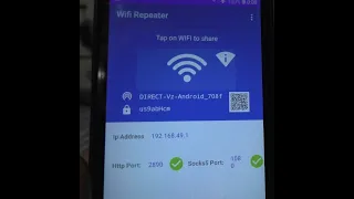 Ретранслятор Wi-Fi через смартфон Android без Root прав