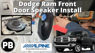 2006 - 2008 Dodge Ram Front Door Speaker Install