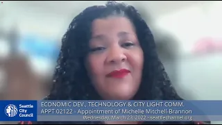 Seattle City Council Committee on Economic Development, Technology & City Light 3/23/22