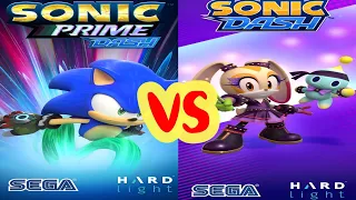 Sonic Prime Dash 🆚 Sonic Dash - Knuckles 🆚 Pacman