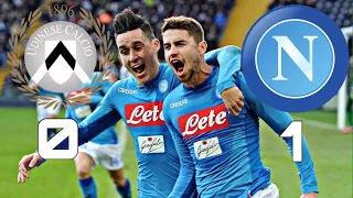 Udinese vs Napoli (0-1) - Jorginho Scores Penalty Kick Rebound to give Napoli win (Recap 26-11-17)