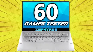 ASUS Zephyrus G14 (2021)  - 60 Games Tested (RTX 3050 Ti, 5800HS)