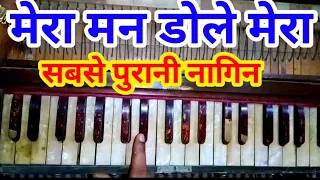 (nagin dhun) Mera man Dole Mera Tan Dole_ harmonium notes