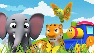 รถไฟบ๊อบเรียน ABC |  เพลง 3D ตัวอักษรสำหรับเด็ก  | Bob Abc Song | Bob Animal Abc