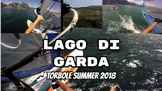 Windsurfing Lago di Garda Torbole 2018 + Jibe Training GoPro