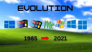 Evolution of Windows (1985 - 2021)