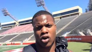 Tevin McDonald at Fresno State Pro Day