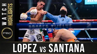 Lopez vs Santana HIGHLIGHTS: December 5, 2020 - PBC on FOX PPV