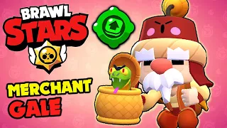 Brawl Stars - 500 Trophies MERCHANT GALE "Spring Ejectors" are for the enemies??