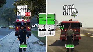 The INSANE EVOLUTION of Fire Trucks & Cops in GTA Games (2001 - 2023)