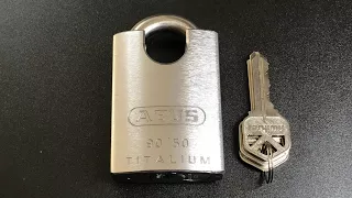 [589] Abus Titalium 90RK/50 Padlock Picked and Gutted