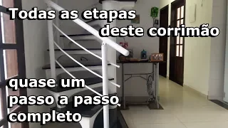 corrimao simples de fazer para escada caracol