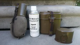 1944 Militaria WWII German Mess Kit Paint Review