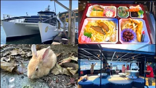 Ferry Travel on a Sightseeing High-Speed Cruiser to the Remote Islands of Hiroshima Japan SEA SPICA