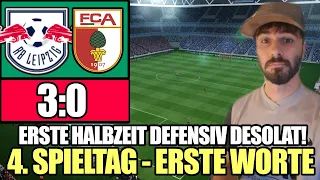 RB LEIPZIG VS. FCA 3:0 ERSTE WORTE | EINFACH ZU WENIG - DEFENSIV ZU ANFÄLLIG | FCA NEWS