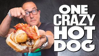 JUST A COMPLETELY CRAZY DEEP FRIED HOT DOG FROM FLORIDA... | SAM THE COOKING GUY