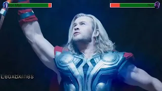 Iron Man & Captain America vs. Thor with healthbars
