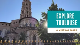 TOULOUSE WALK TOUR France | 4k virtual walk in CAPITOLE, CENTRE-VILLE, SAINT-ETIENNE