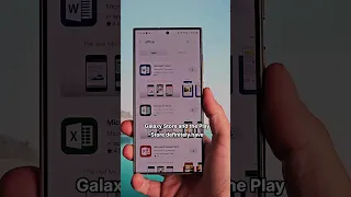 WHY are there 2 app stores? #samsungtips #samsung #galaxystore #shorts