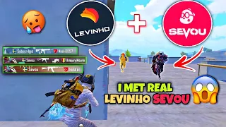 🔥 I MET LEVINHO AND SEVOU IN SAME LOBBY 😱pubg mobile