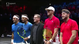 Full Match HD: Federer ⁄ Nadal vs Querrey ⁄ Sock  Laver Cup 2017