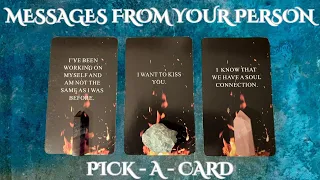 ❤️🔮Messages from your person❤️PICK-A-CARD✨🌙TIMELESS❤️LOVE READING#tarot #pickacard