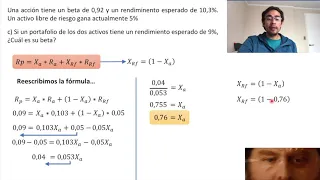 ¿Cómo Calcular Rentabilidad Esperada y Beta de Portafolio? / FULL EJERCICIO