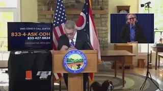 State of Ohio Governor DeWine full news conference addressing coronavirus in Ohio  10/22/2020.
