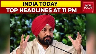 Top Headlines At 11 PM | Security Breach Politics Escalates | India Today