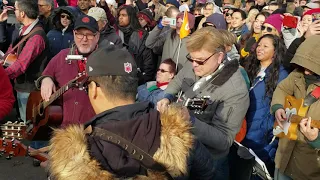 Strawberry fields NYC  December 8th 2019.   Sargent pepper/ with a little help from my friends