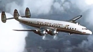 TWA Lockheed L-1049 Constellation - "Sally Flies to New York!" - 1956