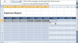 Linking Data from Different Excel Sheets and Workbooks